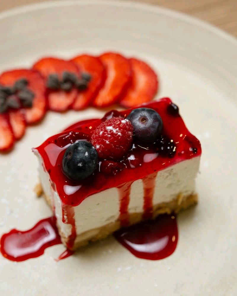 Cheesecake frutas vermelhas