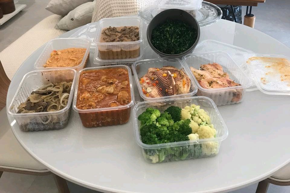 Preparo de refeições semanais