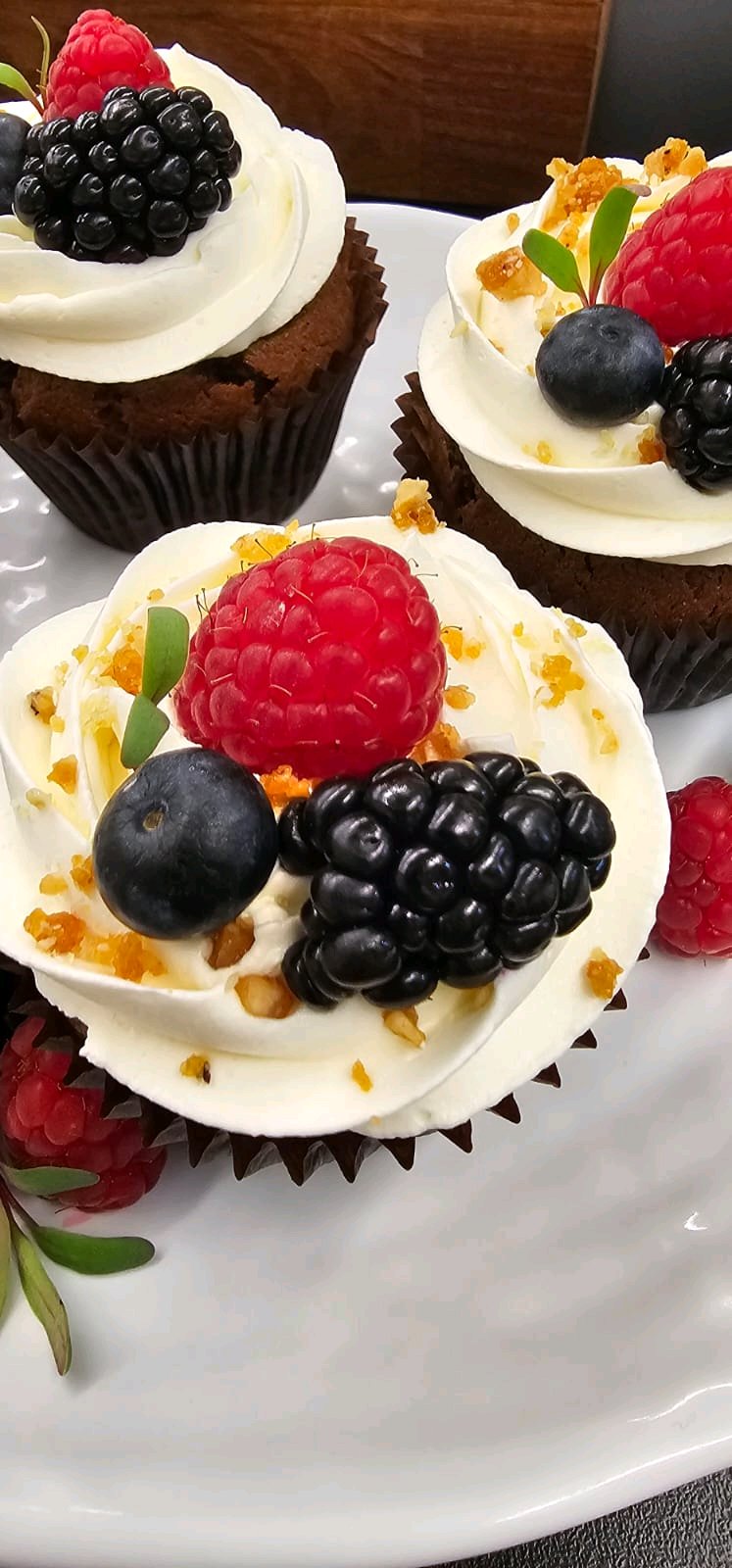 Encomenda de cupcakes para aniversário intimista