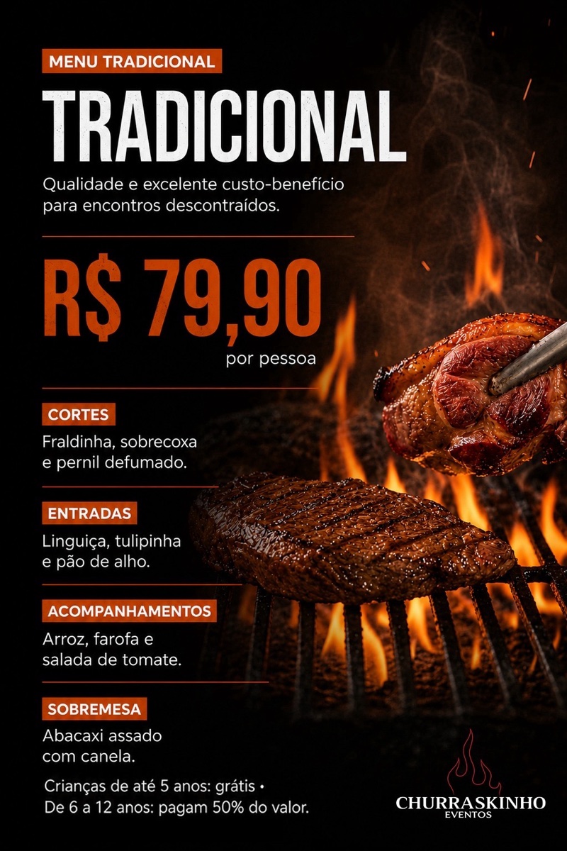 Os Churrascos mais pedidos