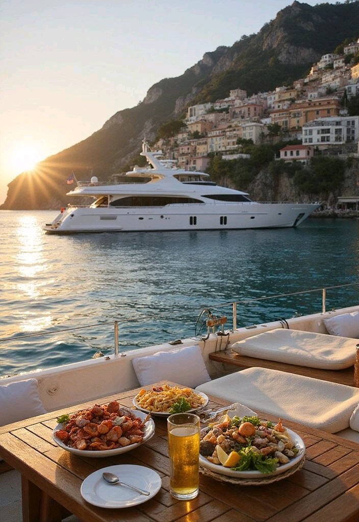 Gastronomia a bordo ( Lancha )